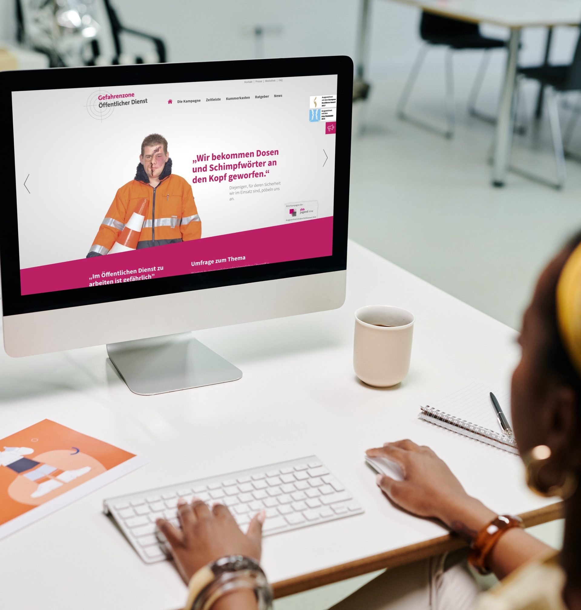 Angegriffen.Info Kampagnenseite für die DBB Jugend NRW